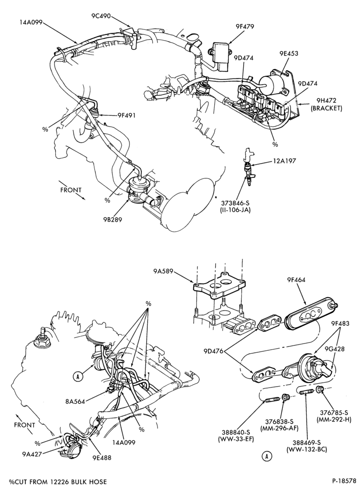 94.6 - 8 CYL. 5.0L (302 C.I.D.)-recirculation (E.G.R.)