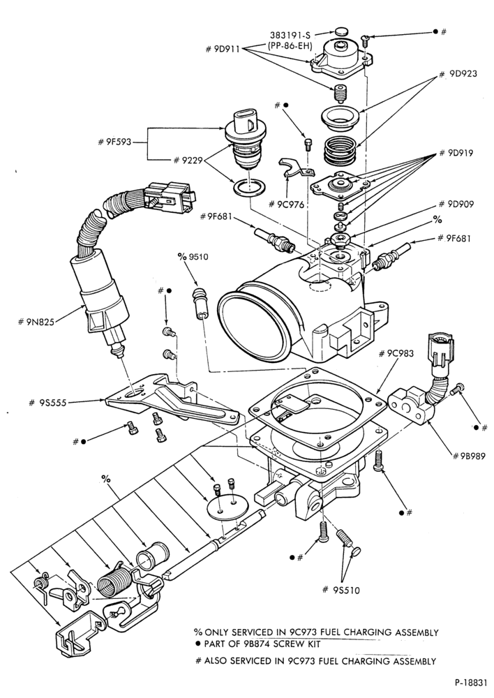 95 - 4 CYL. 2.5L - TBI-Carburetor