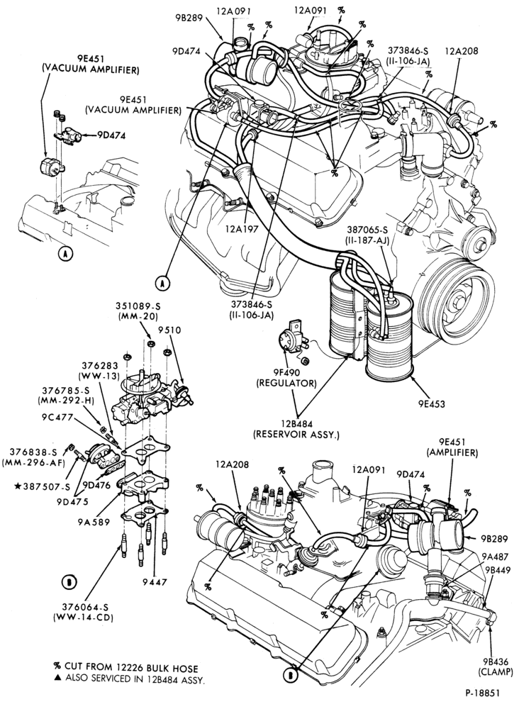 94.1 - 8 CYL. 6.1L, 7.0L GAS - EXC. M.F.I.-Emission system - exhaust gas recirculation (E.G.R.)