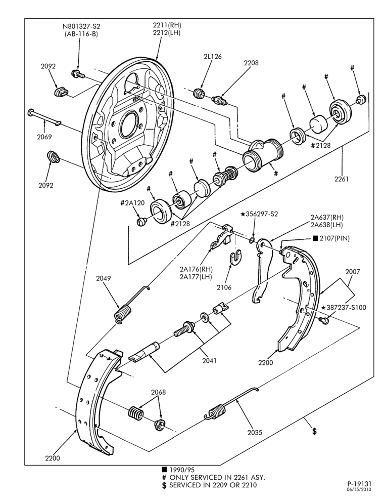 21 - BRAKES-Brake cylinder asy. - rear drum