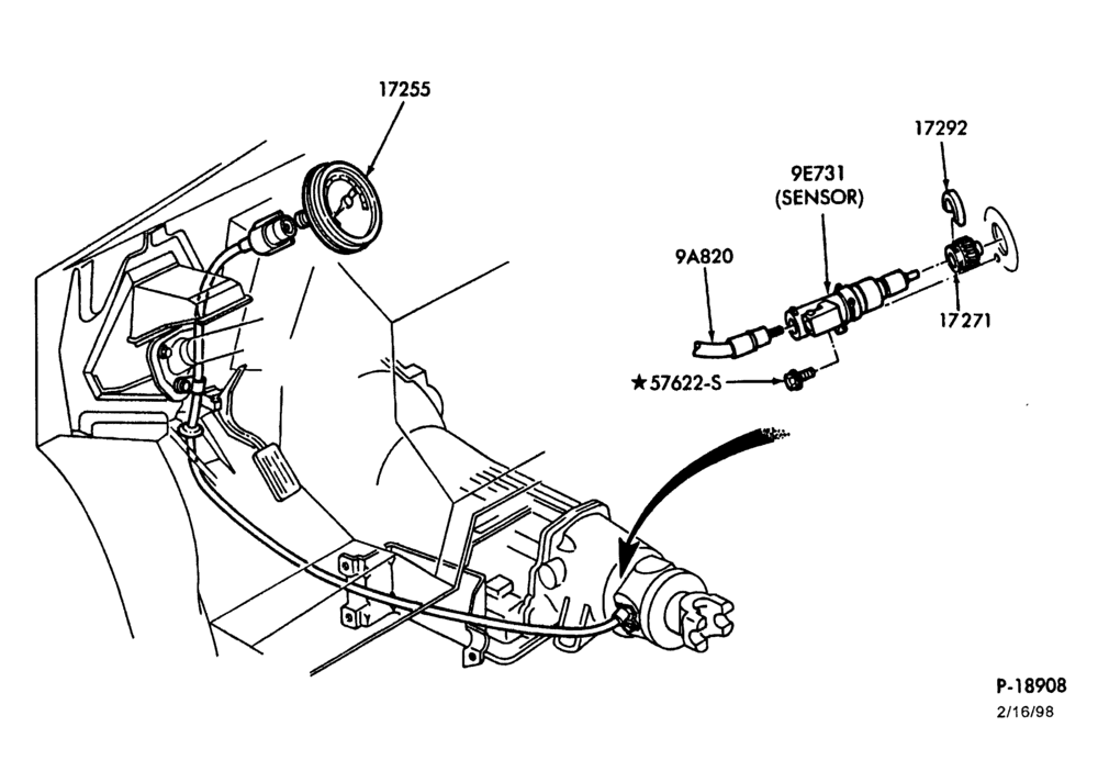 175 - SPEEDOMETER CABLES-Speedometer cables - with and without speed control-A