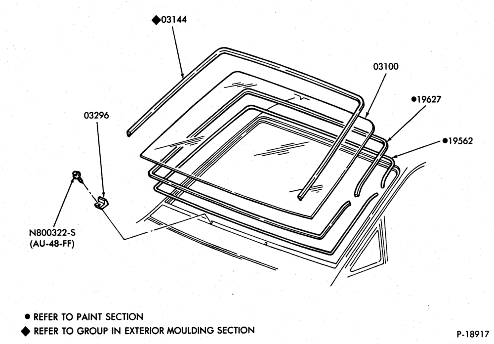 030 - WINDSHIELD-Windshield parts-A