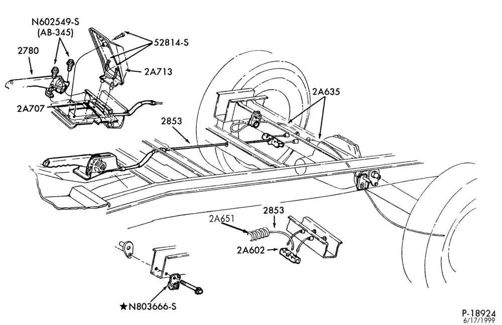 26 - BRAKES-Parking brake system-A