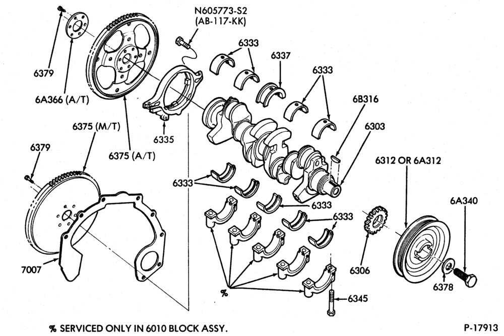 ENGINE-Crankshaft and flywheel