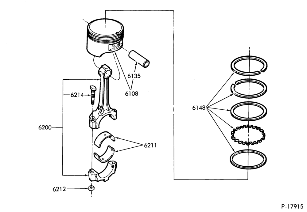 ENGINE-Piston, crankshaft and related parts