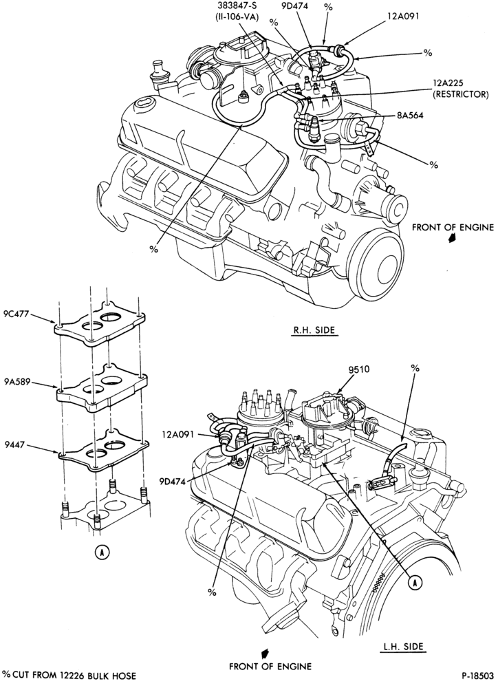 94.1 - 8 CYL. 5.8L (351 C.I.D.)-W-GAS-E-F150/350 and U150-351-2V -Canada