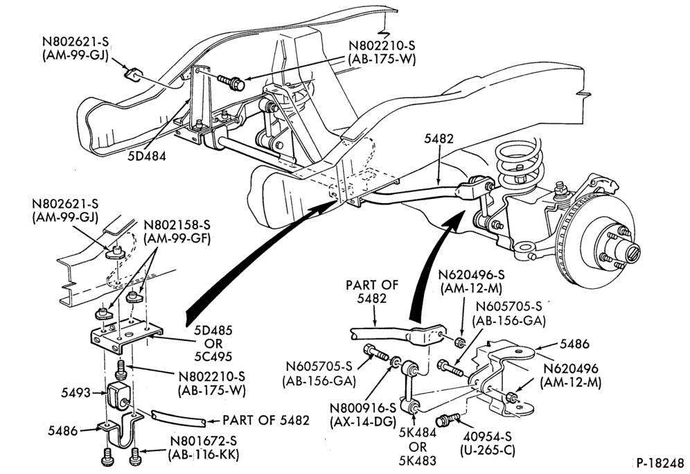 REAR SUSPENSION-(1989)- front-4/W/D-R