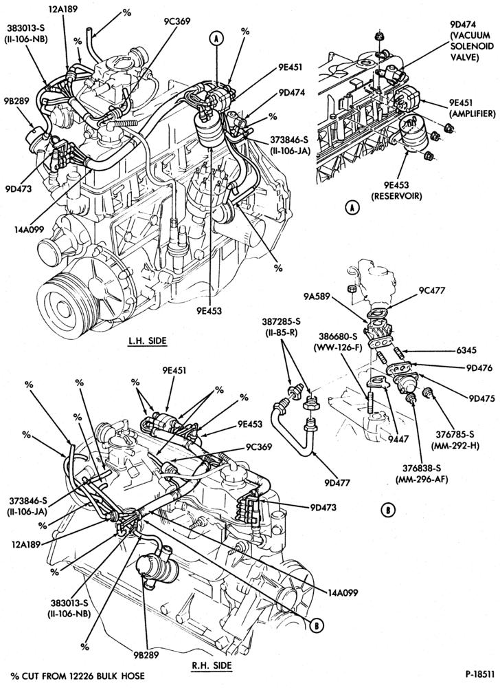 94.1 - 6 CYL. 4.9L (300 C.I.D.)-GAS-E-F250/350-over 8500# G.V.W.