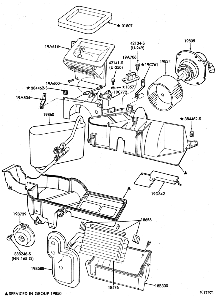 195.1 - AIR CONDITIONER-Evaporator- integral