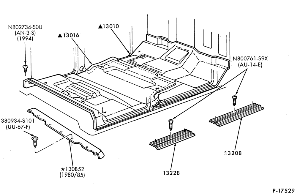 I/T - TRIM-Mat - floor-F350(Crew Cab)