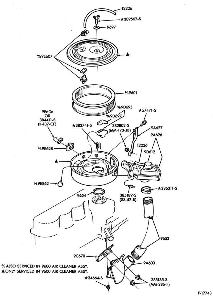 96 - 6 CYL. 4.9L (300 C.I.D.)-GAS-(dry type)-F150/350, U150
