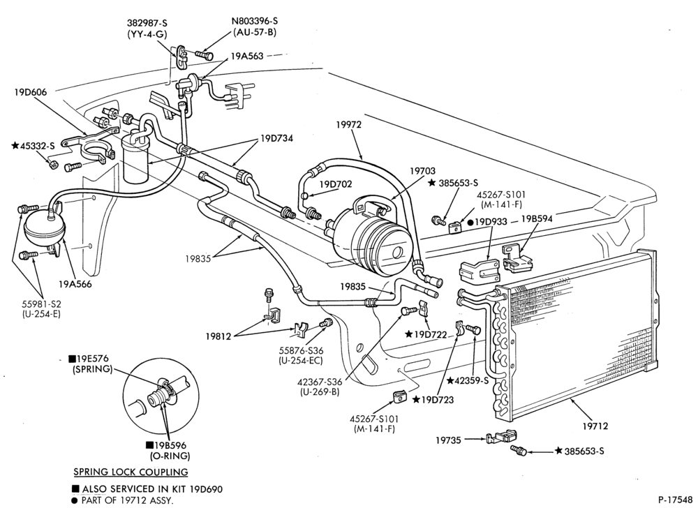 197.1 - AIR CONDITIONER-Engine Compartment- 4 cyl.