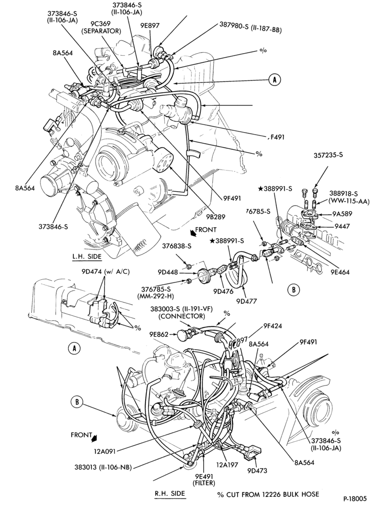 94.5 - 6 CYL. 3.3L (200 C.I.D.)-recirculation (E.G.R.)- 49 states