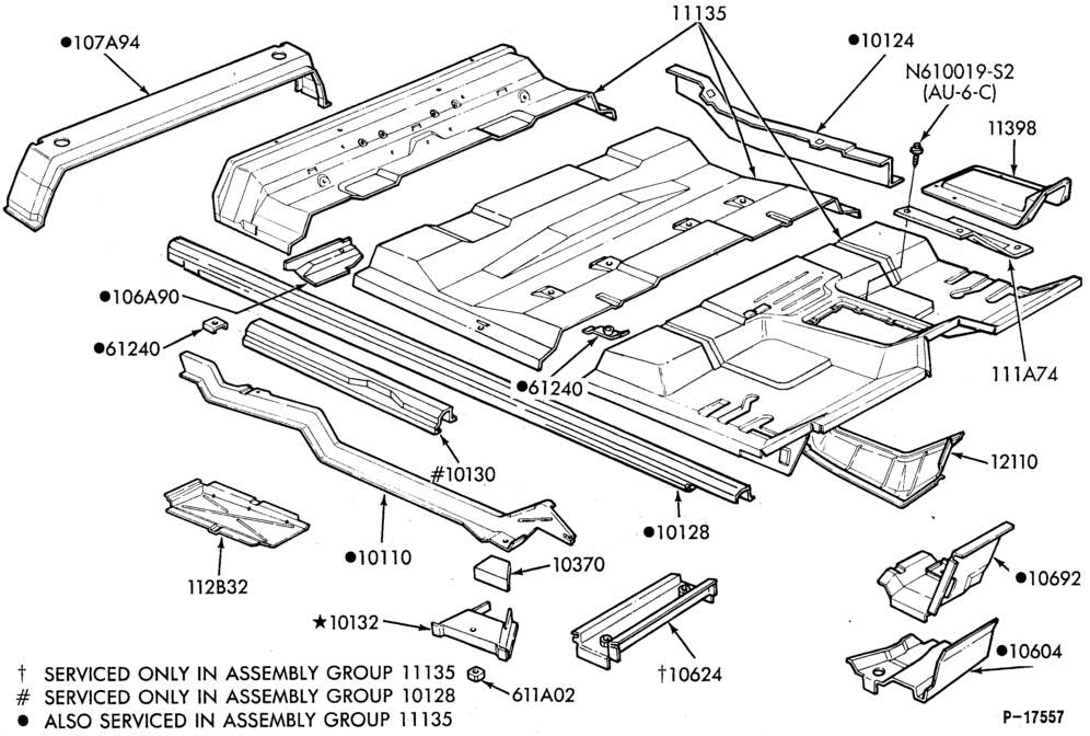 S/M - SHEET METAL-Sheet metal parts - lower body-F350(Crew Cab)