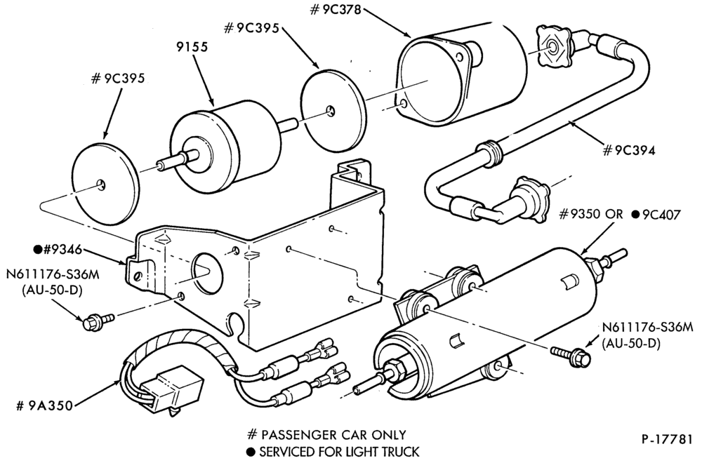 93 - 6 CYL. 2.9L (177 C.I.D.)-E.F.I.-(gas line)-filter