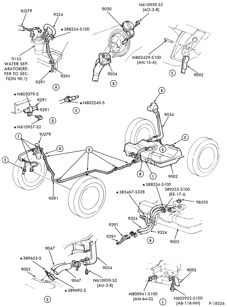 90 - 4 CYL. 2.0L (122 C.I.D.) - DIESEL-Fuel system