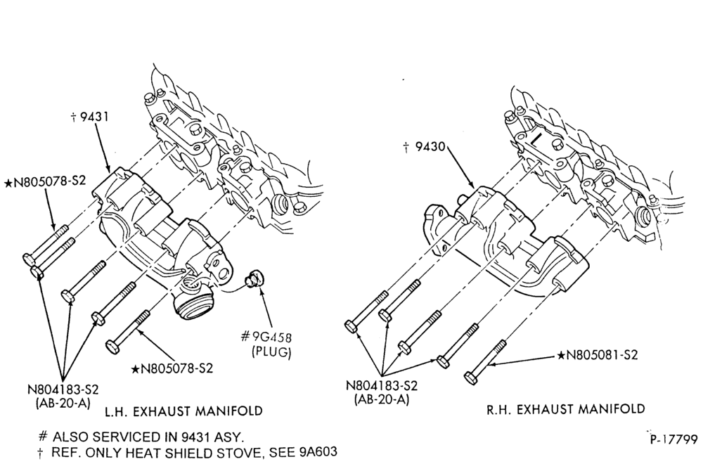 93 - FUEL SYSTEM AND CALIBRATION-Manifold & related parts - exhaust