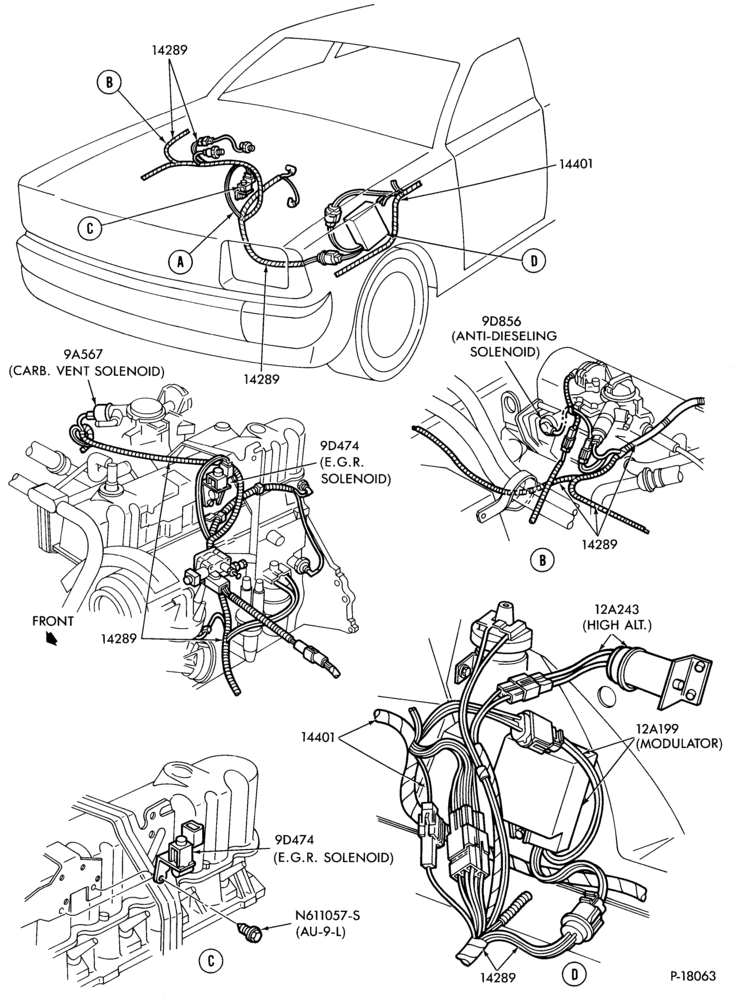 94.8 - 6 CYL. 3.3L (200 C.I.D.)-Electronic engine control (E.E.C.)