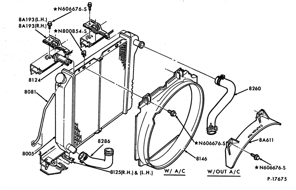 80 - COOLING SYSTEMS-COOLING SYSTEMS- 6 cyl. 171 (2.8L)-B