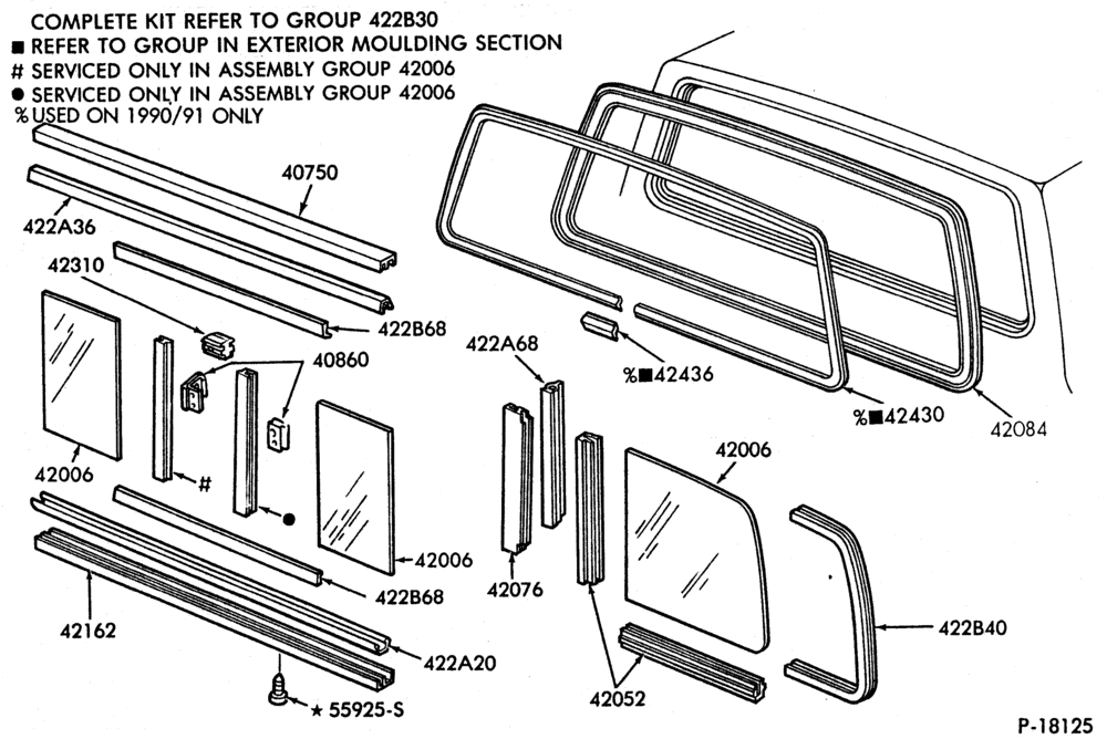 400 - DOORS AND WINDOWS-DOORS AND WINDOWS- "From 2/83"-F100/350