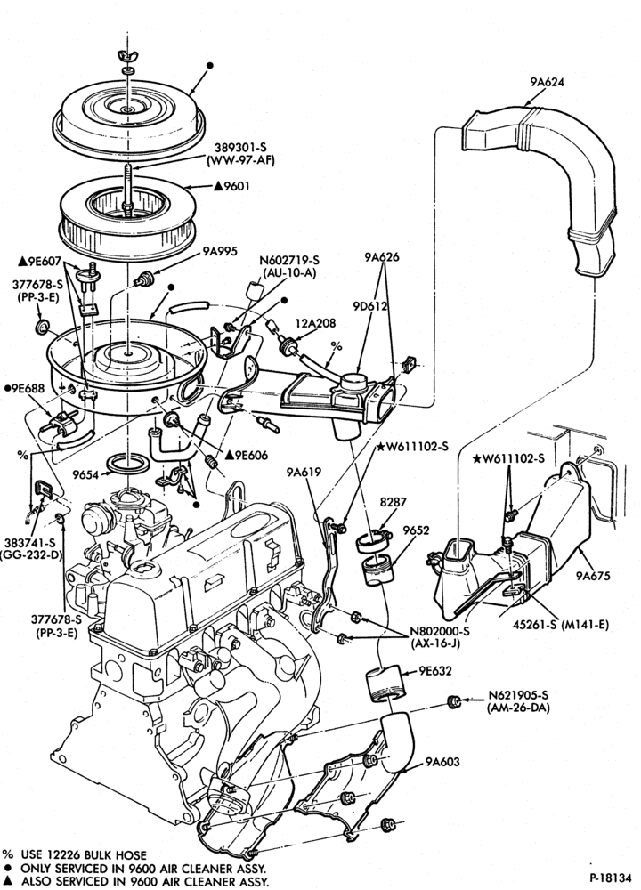 96 - 4 CYL. 2.0L (122 C.I.D.) AND 2.3L (140 C.I.D.)-GAS-W/O-R-"From 11/82"
