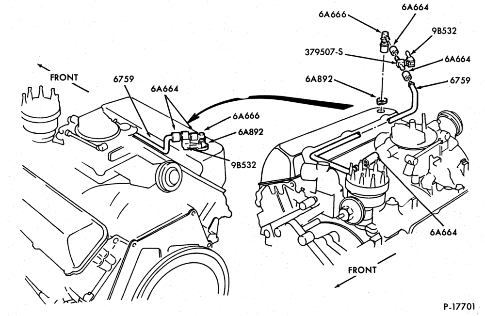 66.1 - 8 CYL. 7.5L (460 C.I.D.)-1980/87 - exc. E.F.I.