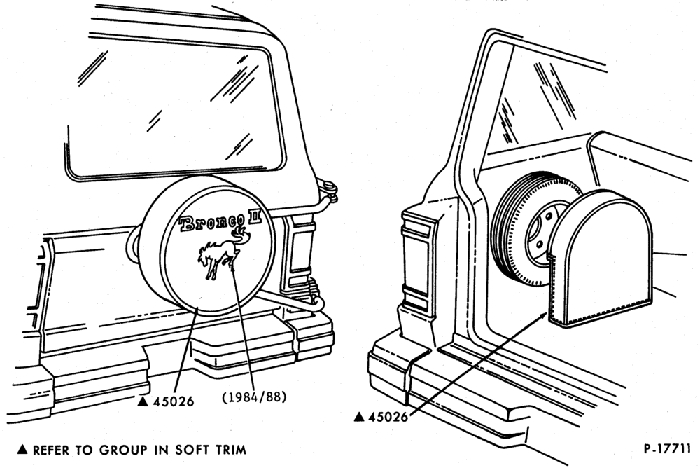 I/T - TRIM-Spare wheel cover-B