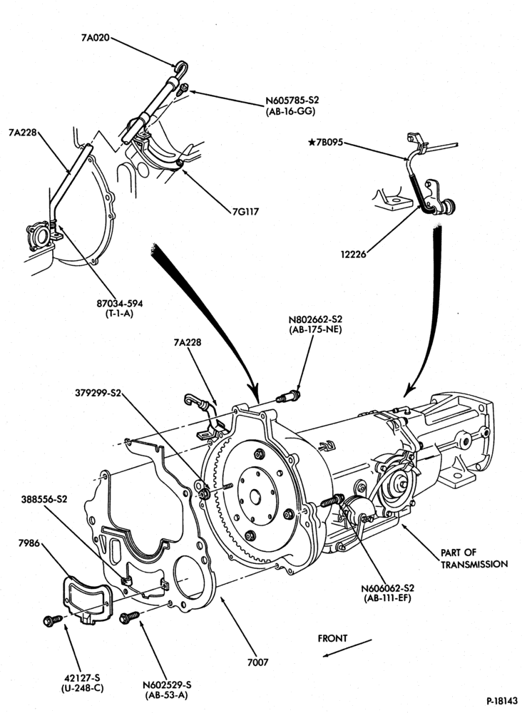 A71 - C5 TYPE TRANSMISSION-Transmission installation-B,R-4/W/D