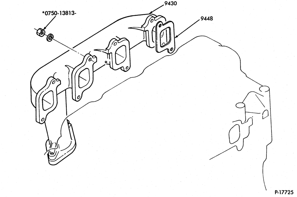 93.1 - 4 CYL. 2.2L (134 C.I.D.)-DIESEL-MANIFOLD AND RELATED PARTS-exhaust