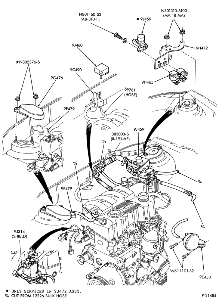 94.4 - FUEL TANK AND LINES-Emission system - exhaust gas recirculation (E.G.R.)