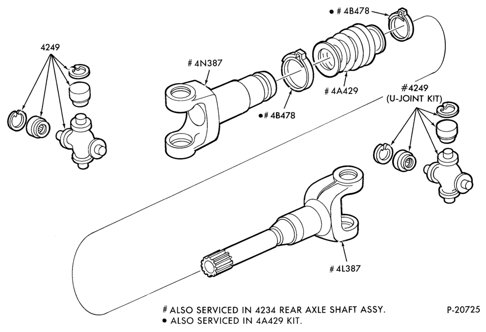 46 - DRIVESHAFT-DRIVESHAFT - w/all wheel drive - details- rear axle to wheel