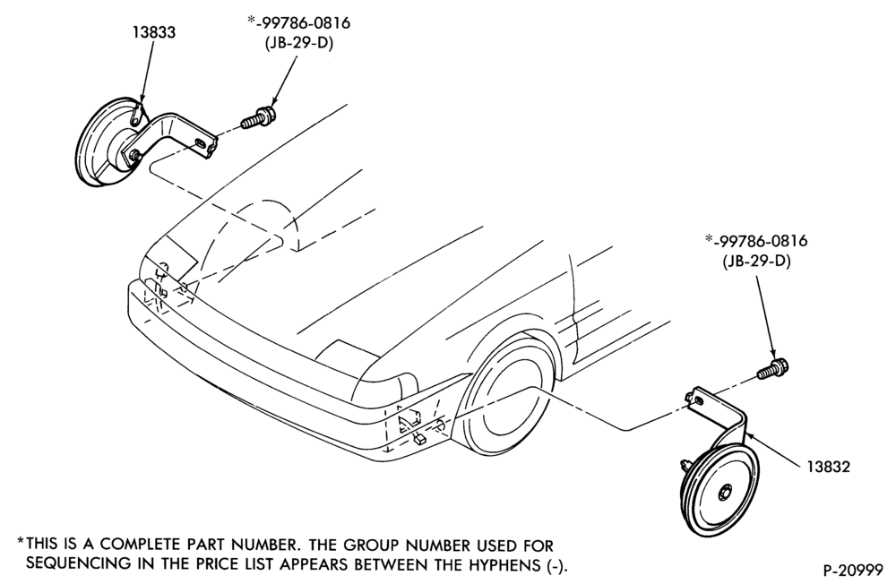 140 - STEERING WHEEL & HORN-Horn & related parts