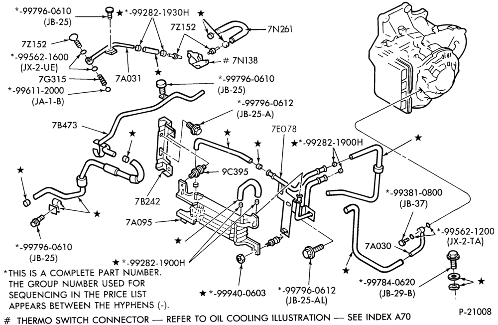 A71 - 4EAT TYPE - EXTERNAL PARTS-EXTERNAL PARTS- oil cooling system-ST