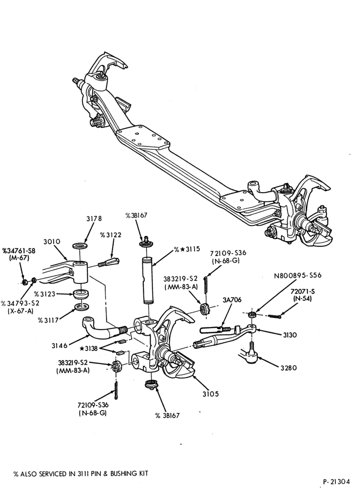 30 - FRONT AXLE-Details-F53/59(Stripped Chassis)
