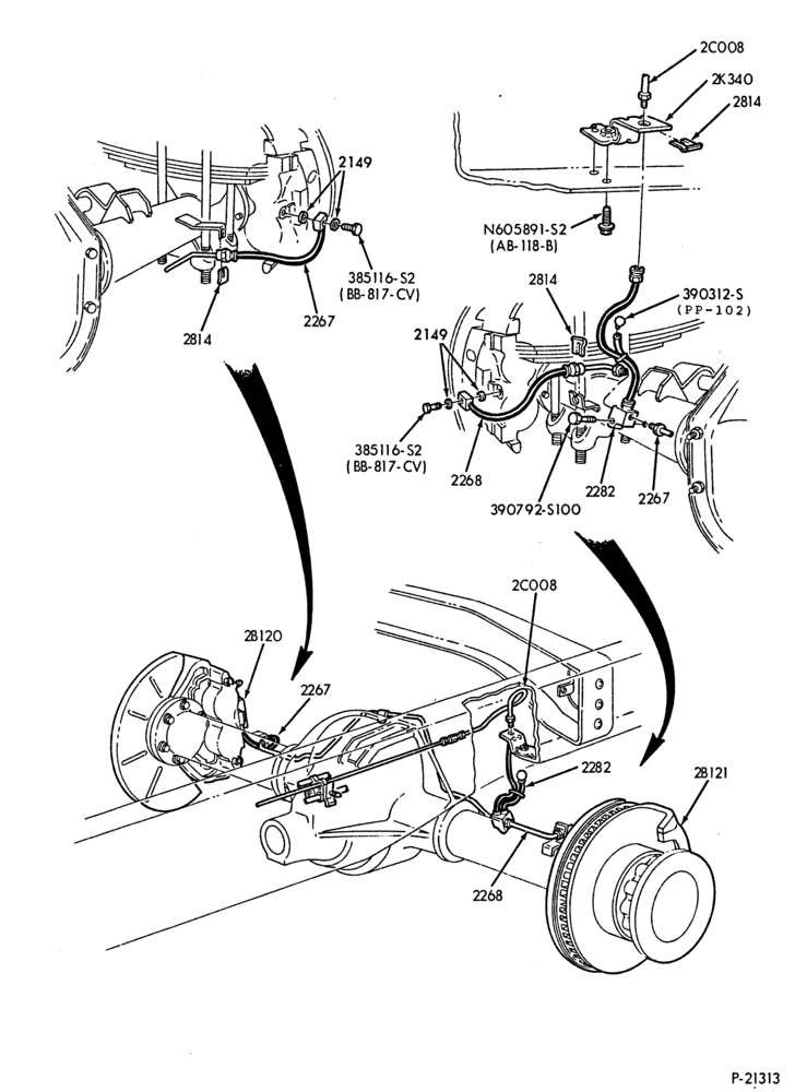 20 - BRAKES-(1989) - Page B-F59-Stripped Chassis