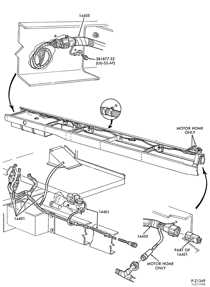 ELECTRICAL SYSTEMS-Wiring system - complete - Page C-F53 (Stripped Chassis)