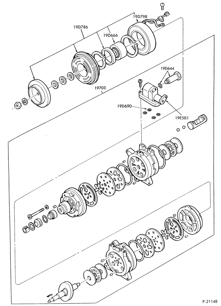 197 - AIR CONDITIONER-Compressor & clutch