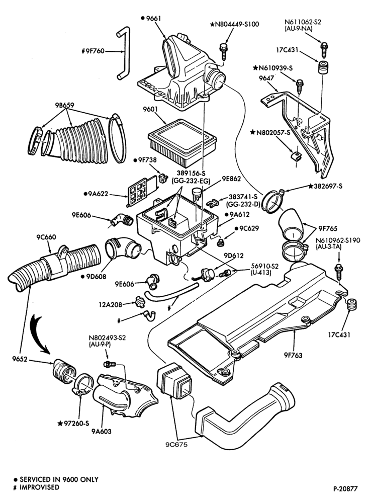 96 - AIR CLEANER-Air cleaner
