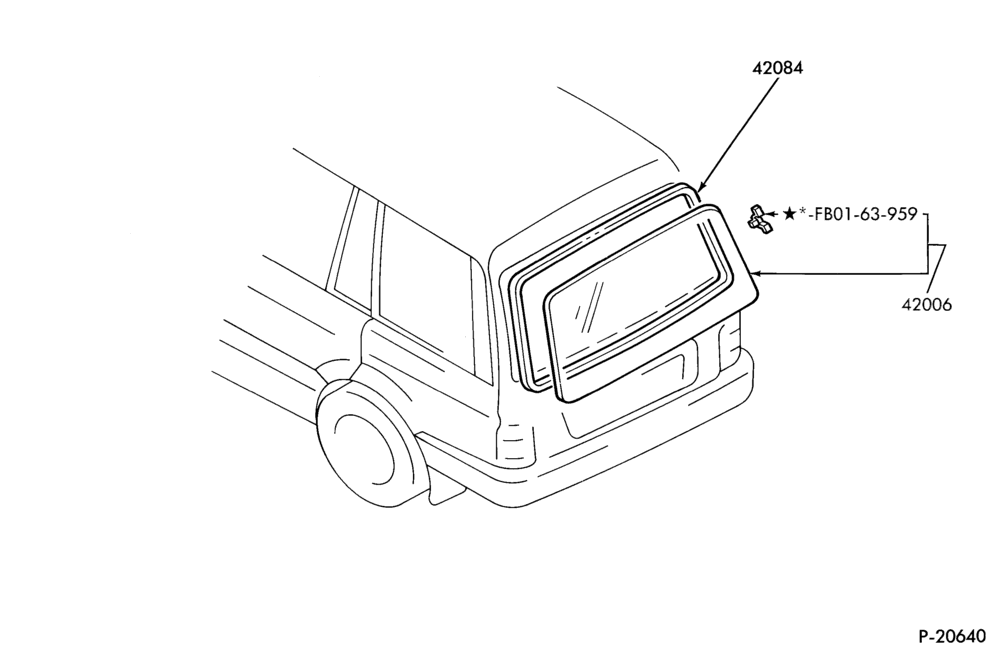 420 - ROOF-Back window