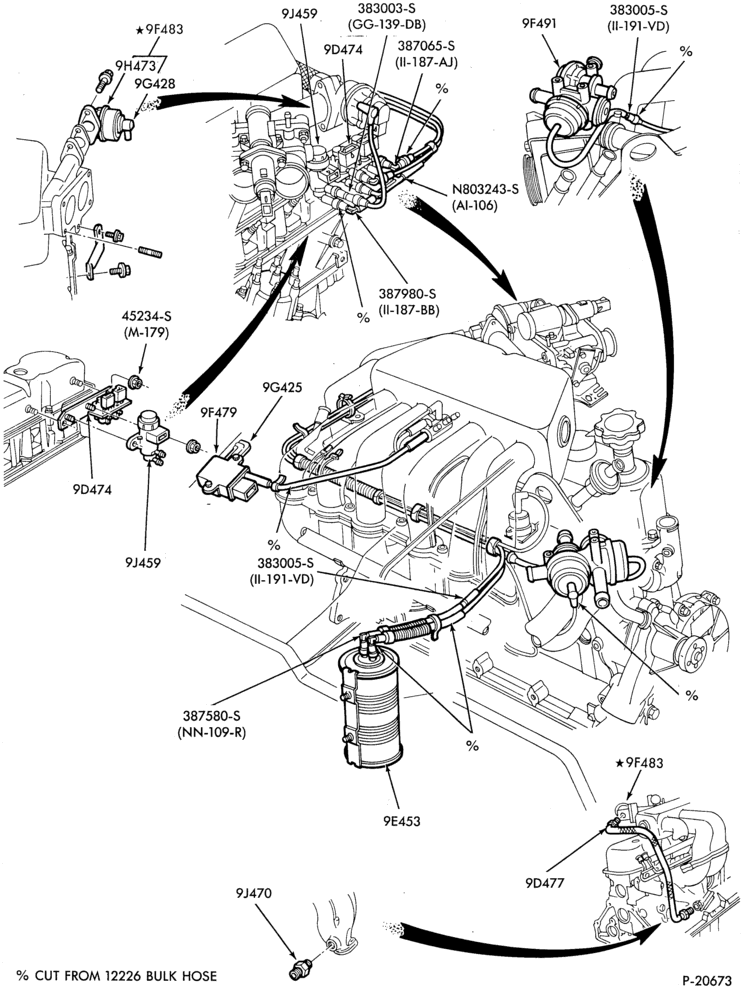 94.1 - 6 CYL. 4.9L (300 C.I.D.)-GAS-F150/350-E.F.I.-under 8500# G.V.W.
