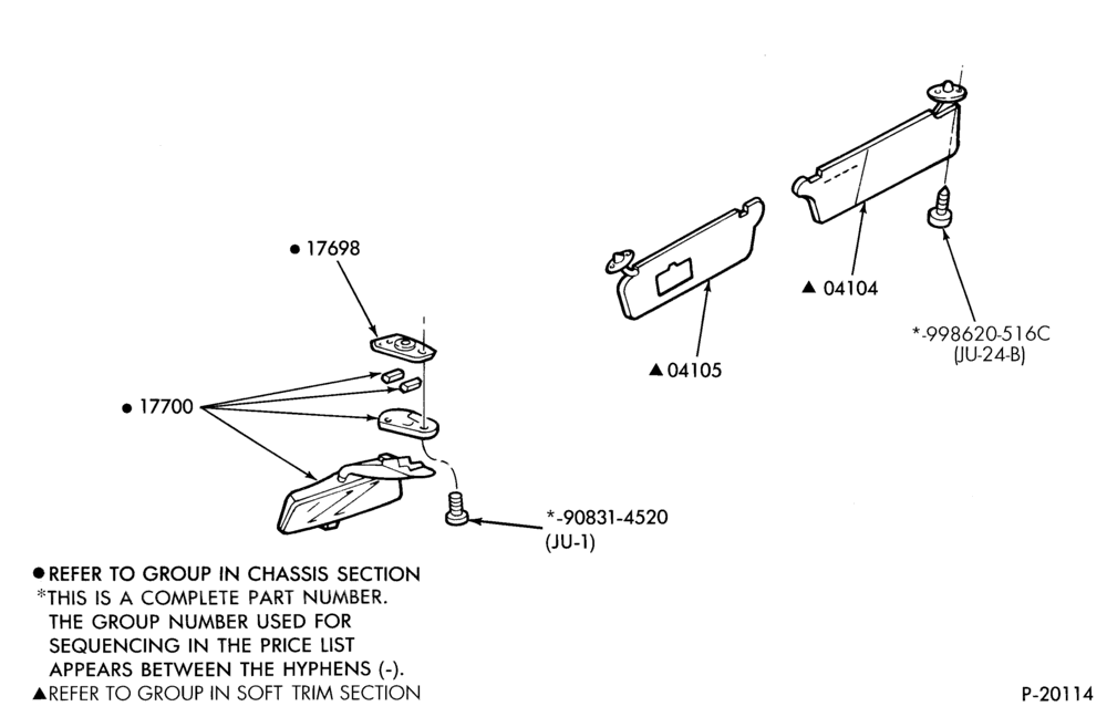 030 - SPEEDOMETER, BUMPERS, MIRRORS AND WIPERS-Mirror - inside