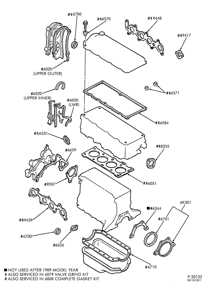 ENGINE-Engine gasket kit