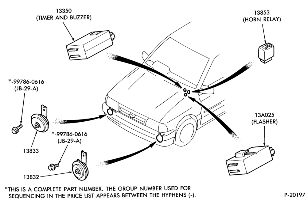 140 - ELECTRICAL SYSTEMS-Wiring system- Horns, relays & related parts