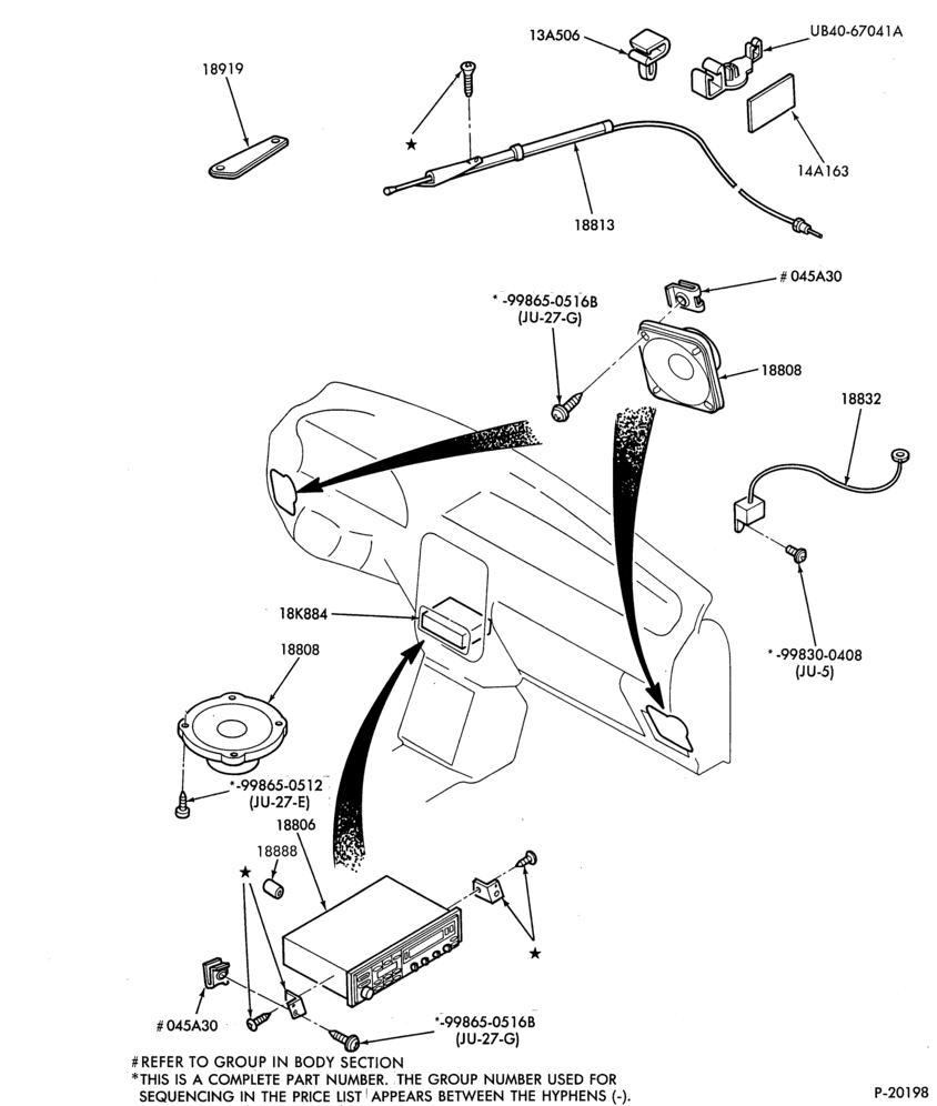 188 - AIR CONDITIONER-Radios- antenna & speakers