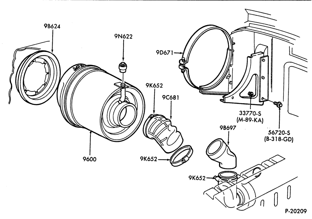 96.1 - CUMMINS-(dry type) L-LA-LN-LNT-LS- LT-LTA-LTS900-