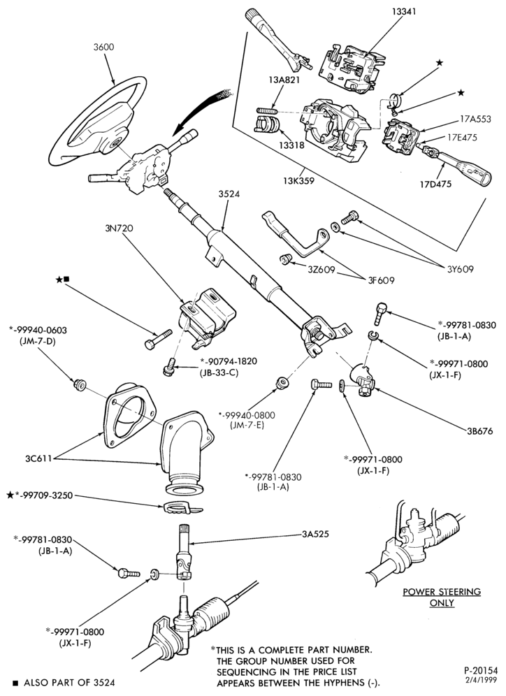 A70.7 - ATX TYPE - EXTERNAL PARTS-ATX TYPE - steering column - floor shift