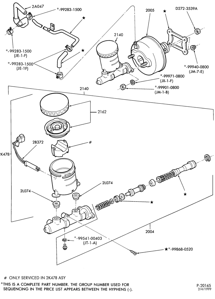 21 - BRAKES-Brake master cylinder and reservoir
