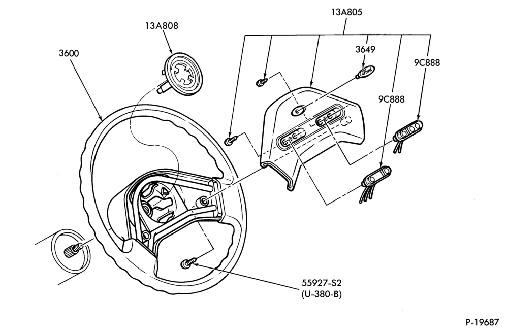 137 - STEERING WHEEL-2-Taurus