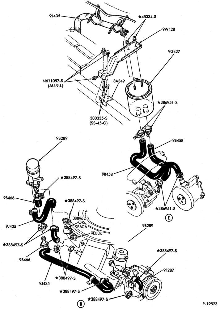 94 - 8 CYL. 7.5L (460 C.I.D.)-GAS-F250/350-Calif. -49 States-Page-Page-B