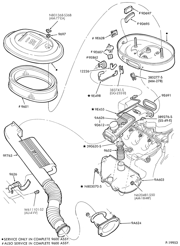 96 - AIR CLEANER-Air cleaner - w/T.B.I.